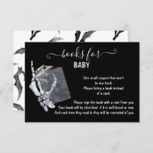 赤ちゃんシャワーエンクロージャカード用ハロウィンブック