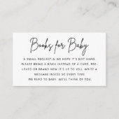 赤ちゃんシャワーエンクロージャカード用ミニマリスト エンクロージャーカード (正面)