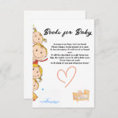 赤ちゃんシャワーエンクロージャカード エンクロージャーカード (正面/裏面)