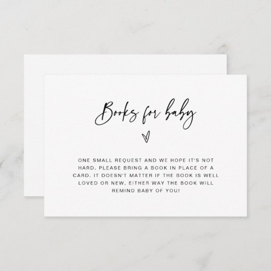 赤ちゃんシャワーエンクロージャ要求カードF201用ブック セーブザデート (正面/裏面)