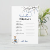 赤ちゃんシャワーカードの復活祭の陳腐な願い シーズンカード (スタンド正面)