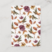 赤ちゃんシャワーカード用かぼちゃの本 エンクロージャーカード (裏面)