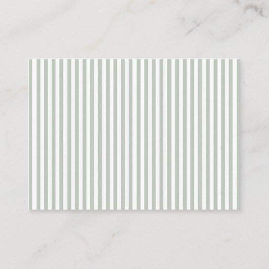 赤ちゃんシャワーカード用グリーンテディ風船ブック エンクロージャーカード (裏面)