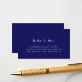 赤ちゃんシャワーカード用ブルーブック エンクロージャーカード