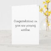 赤ちゃんシャワーカード カード (黄色い花)