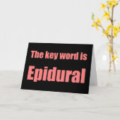 赤ちゃんシャワーカード カード (黄色い花)