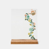 赤ちゃんシャワーカード&ギフト春フローライースター アクリルサイン (正面)