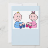 赤ちゃんシャワーカード 招待状 (正面)