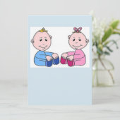 赤ちゃんシャワーカード 招待状 (スタンド正面)