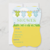 赤ちゃんシャワーカード 招待状 (正面)