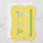 赤ちゃんシャワーカード 招待状 (裏面)