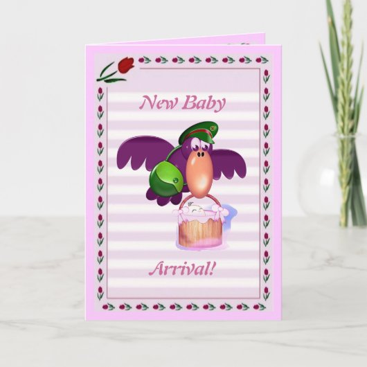 赤ちゃんシャワーカード 案内状 (正面)