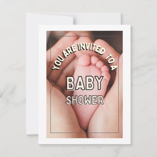 赤ちゃんシャワーカード，赤ちゃんシャワー シーズンカード (正面)