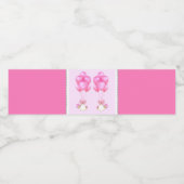 赤ちゃんシャワーガールツインズ ペットボトルラベル (シングルラベル)