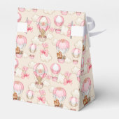 赤ちゃんシャワーガールピンク フェイバーボックス (裏面サイド)