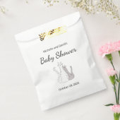 赤ちゃんシャワーキャッツ男女兼用パーティー フェイバーバッグ (封をした状態)