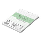 赤ちゃんシャワーキャンディバーラッパーパーティーの好意のパック ノートパッド (回転)