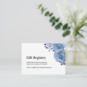 赤ちゃんシャワーギフト登録用の登録証 エンクロージャーカード (スタンド正面)