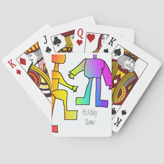 赤ちゃんシャワークラシックトランプ トランプ (裏面)