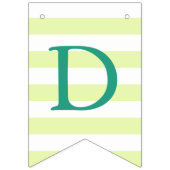 赤ちゃんシャワーグリーンのツインカメが喜びを倍増 バンティングフラッグ (第2の旗)