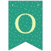 赤ちゃんシャワーグリーンのツインカメが喜びを倍増 バンティングフラッグ (第3の旗)