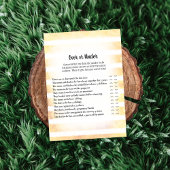 赤ちゃんシャワーゲームの下に白いバニー黄色 招待状