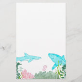 赤ちゃんシャワーゲームカードワード検索 便箋 (裏面)