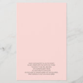 赤ちゃんシャワーゲームビンゴBOHO赤ちゃんシャワーサンゴ チラシ (裏面)