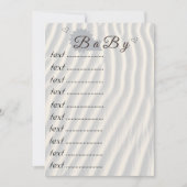 赤ちゃんシャワーゲームファミリー | ベビーシャワーゲームプリント 招待状 (正面)