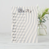 赤ちゃんシャワーゲームファミリー | ベビーシャワーゲームプリント 招待状 (スタンド正面)