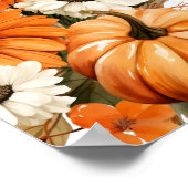 赤ちゃんシャワーゲーム推定期日カボチャ少し ポスター (角)