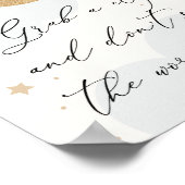 赤ちゃんシャワーゲーム月の輝く星を言わない ポスター (角)