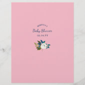 赤ちゃんシャワーゲーム誰がママまたはパパ編集可能 (裏面)