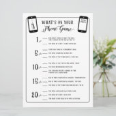 赤ちゃんシャワーゲーム電話ゲームの内容 招待状 (スタンド正面)