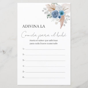 赤ちゃんシャワーゲーム食べ物を推測