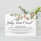 赤ちゃんシャワーコロナウイルス駆除カード 招待状 (スタンド正面)