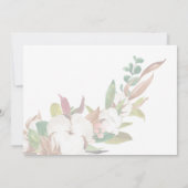 赤ちゃんシャワーコロナウイルス駆除カード 招待状 (裏面)