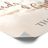 赤ちゃんシャワーサインとギフトが風船を支える ポスター (角)