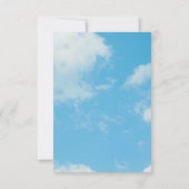 赤ちゃんシャワーサンキューカードカエルテーマカード サンキューカード (裏面)