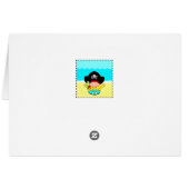 赤ちゃんシャワーサンキューカード (裏面横)