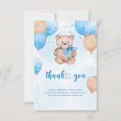 赤ちゃんシャワーサンキューカード カード (正面)