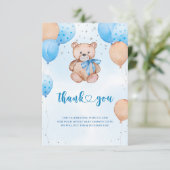 赤ちゃんシャワーサンキューカード カード (スタンド正面)