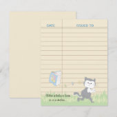 赤ちゃんシャワーサンキューカード、青/ライブラリの構築 サンキューカード (正面/裏面)