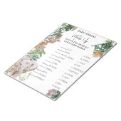 赤ちゃんシャワージャングルサファリ動物の試合 ノートパッド (アングル)