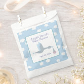 赤ちゃんシャワーストークブルースカイと雲 フェイバーバッグ (クリップ留めされた状態)