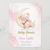 赤ちゃんシャワースペインの女 招待状 (正面/裏面)