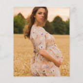 赤ちゃんシャワーセージ緑の写真グリーンユーカリ (裏面)