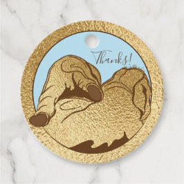 赤ちゃんシャワーゾウ フェイバータグ