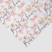 赤ちゃんシャワータイポグラフィ生まれたばかりのシンボルパターン 薄葉紙 (詳細)