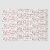 赤ちゃんシャワータイポグラフィ生まれたばかりのシンボルパターン 薄葉紙 (正面)